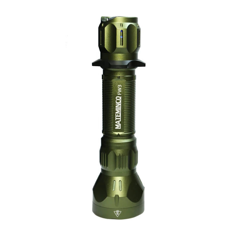 FW3 1550 Lumens 1356 Meters Outdoor Long Range Throw LED Tactical LEP Flashlight Torch for Hunting, Camping