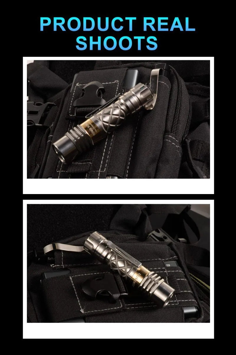 Lumintop Ring King 1000 Lumens 14500 EDC Tactical Flashlight Ant Man LED