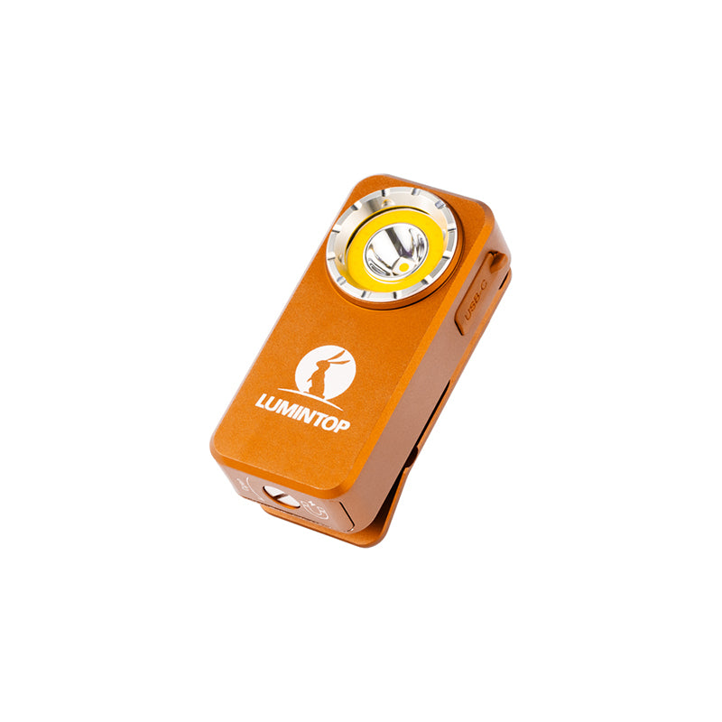 Lumintop F01 1200LM Mini EDC Flashlight Triple Beam USB-C Rechargeable Magnetic Tail Waterproof