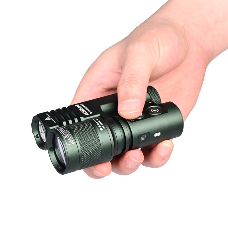 Terminator M1 Dual Head LEP/LED Flashlight