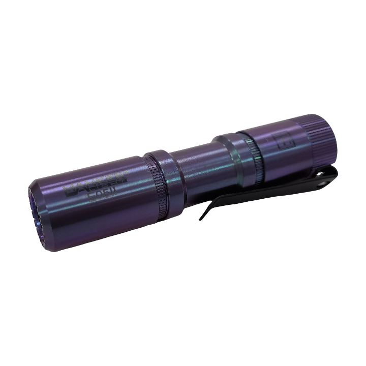 E05 II Ti - Colorful MAO 1300 Lumens Copper Flashlight,White LED Emitters, with 14500 Battery (Compatible with AA), Eeay to Carry, for Camping, Hiking