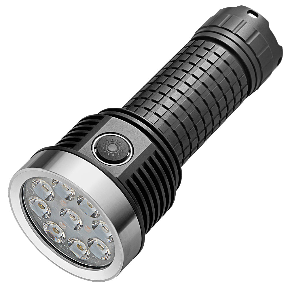 HAIKELITE H9 9*LH351D LED Strong Light Flashlight High Powered 26800 Battery Portable Torch Type-C Rechargeable LED Lamp Outdoor Hiking Camping Hunting Search Light