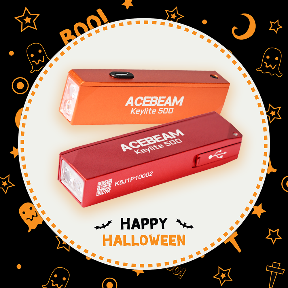 ACEBEAM Keylite 500 USB-C Keychain Light,500 lumens,IP66 rated