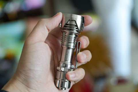 Striker Mini Titanium Natural Color EDC Flashlight