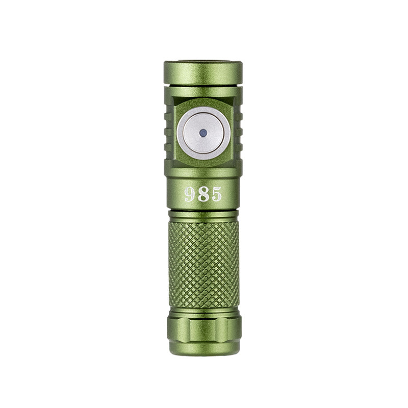 Lumintop 985 10280 Version with 10750 extend tube EDC flashlight,mini keychain flashlight for USB charger 650 lumens