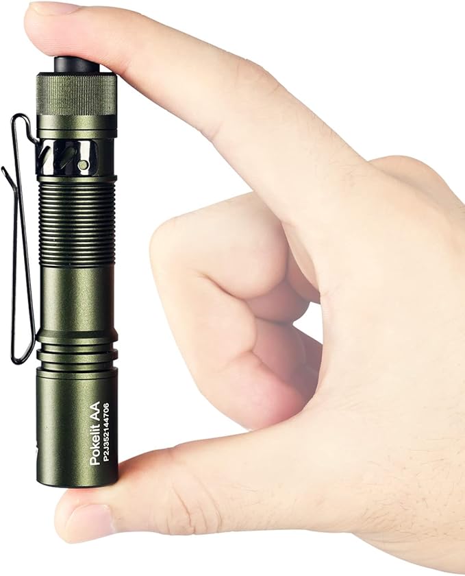 ACEBEAM Pokelit AA EDC Flashlight 1000 Lumens USB-C Rechargeable IP68 Small Pocket LED Flashlight for Everyday Carry
