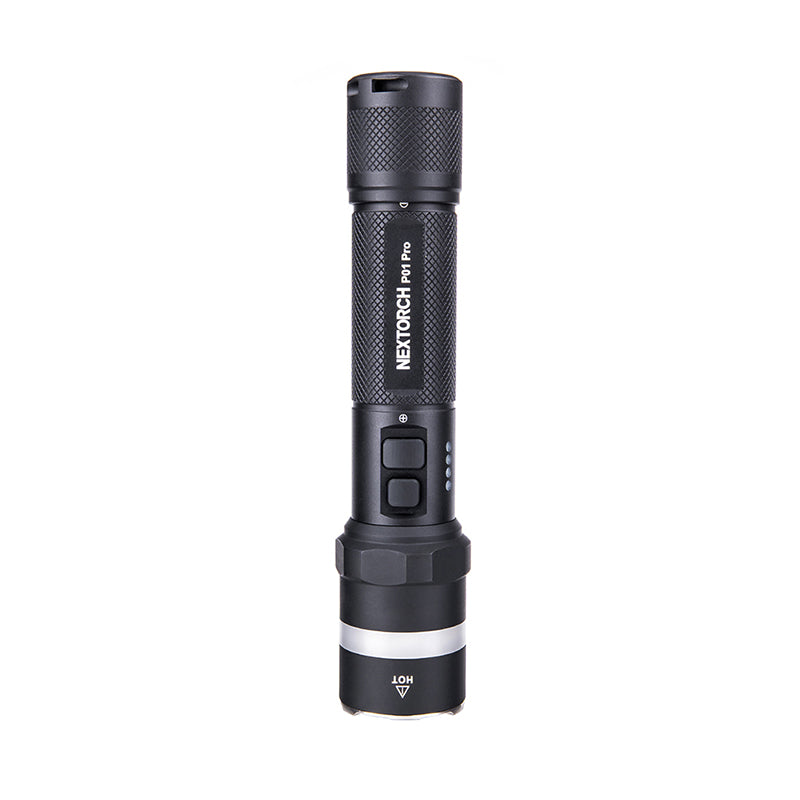 P01 PRO Multi-light Source Strobe-flashlight,1600 Lumens High Performance Rechargeable LED Torch, Tactical Powerful Flashlight Torch for Car Hiking Camping Emergency