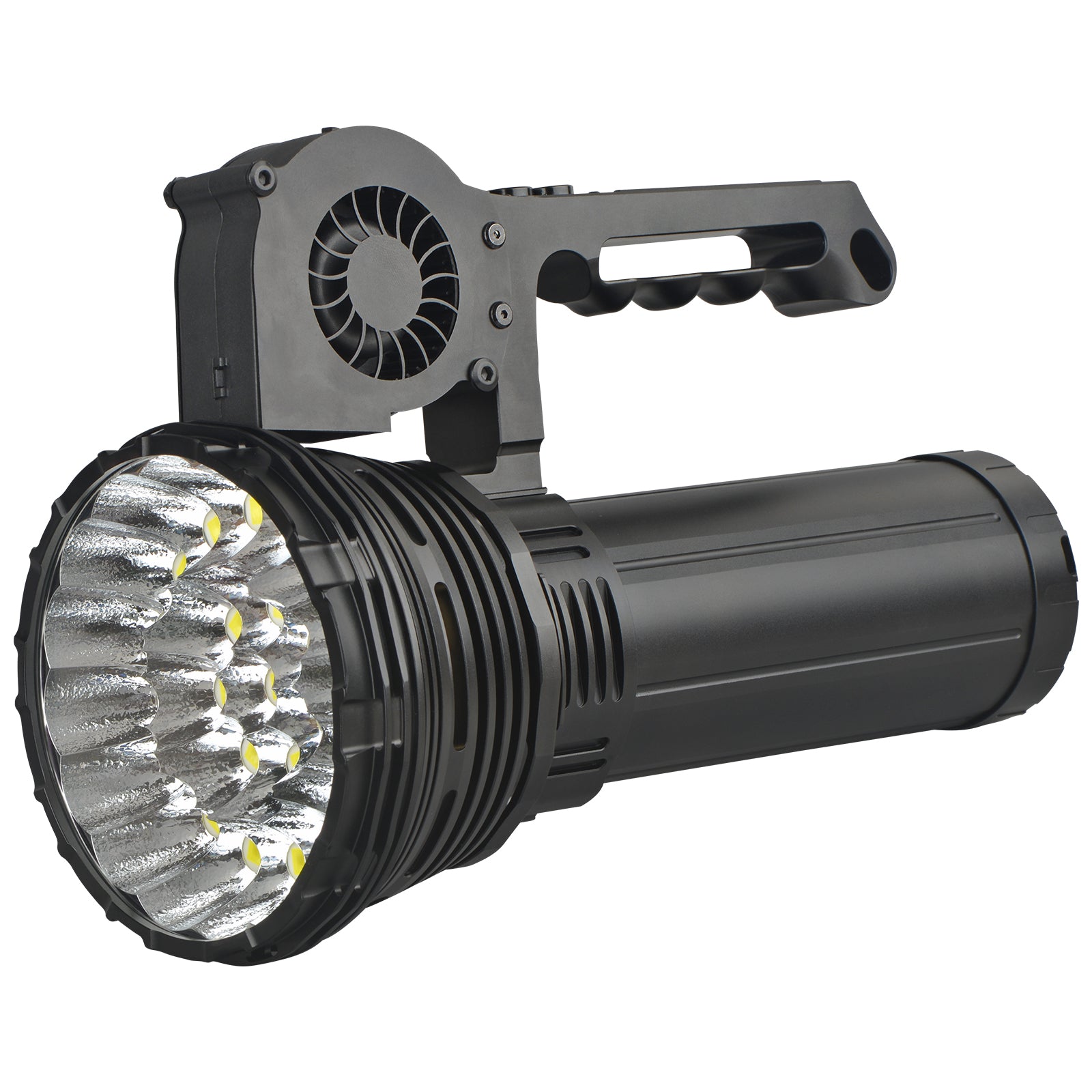 brightest led rechargeable flashlight Haikelite AK24 24xSFH55 230000lm 1750m Brightest Flashlight