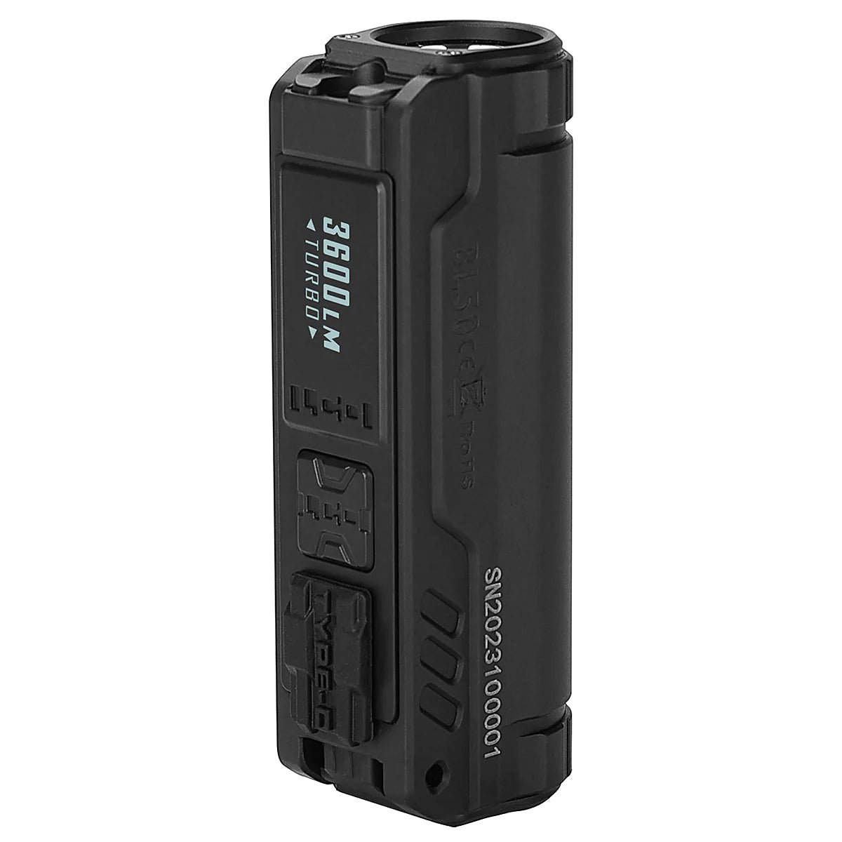 IMALENT BL50 Dual Light Sources EDC Flashlight, UV light, 3600 Lumens Powerful Bright LED torch