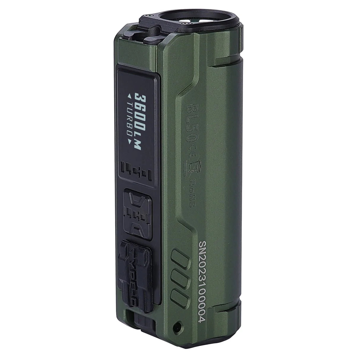 IMALENT BL50 Dual Light Sources EDC Flashlight, UV light, 3600 Lumens Powerful Bright LED torch