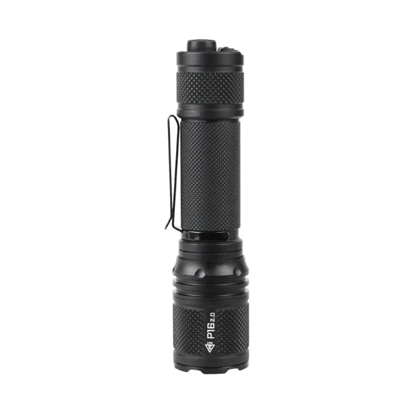 ACEBEAM P16 2.0 Dual Tail Switch Tactical Flashlight with Three Modes