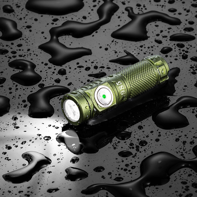 Lumintop 985 10280 Version with 10750 extend tube EDC flashlight，mini keychain flashlight for USB charger 650 lumens