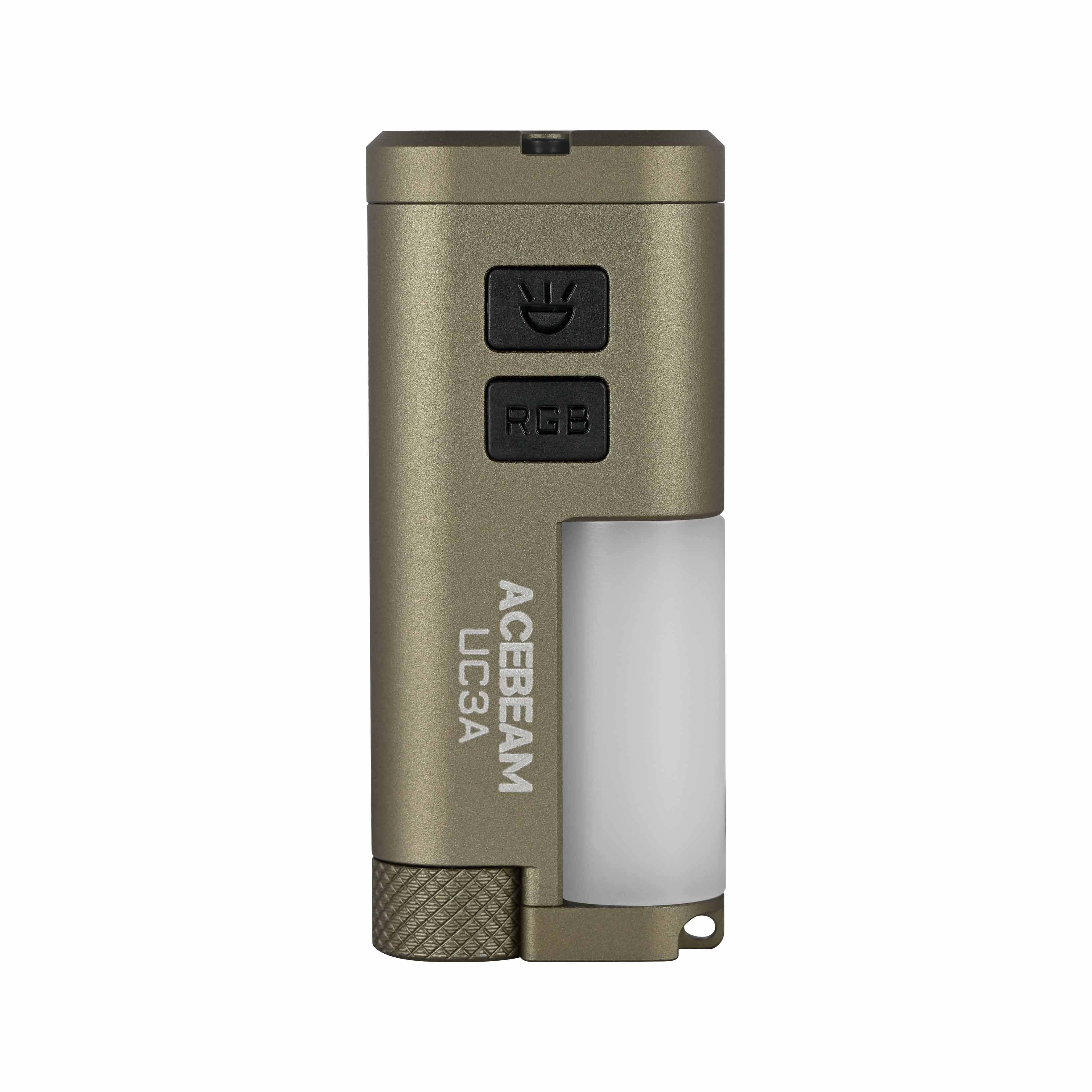 ACEBEAM UC3A EDC AAA Torch, 900 High Lumens Multi-Light Source Mini Torch