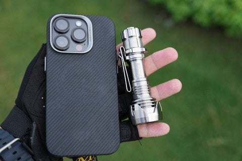 Striker Mini Titanium Natural Color EDC Flashlight