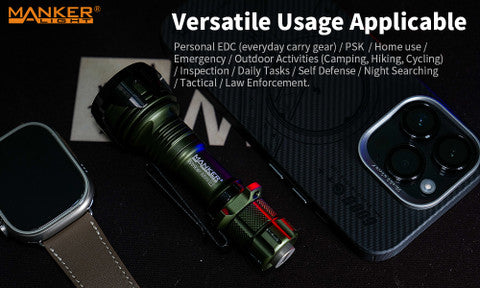 Striker Mini Pocket EDC Flashlight & Tactical Flashlight