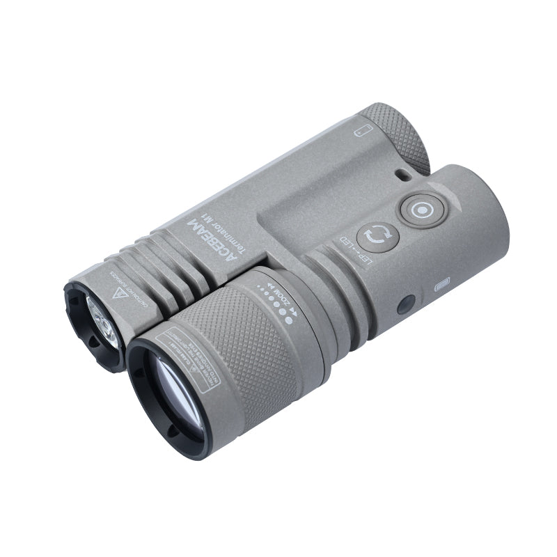Terminator M1 Dual Head LEP/LED Flashlight