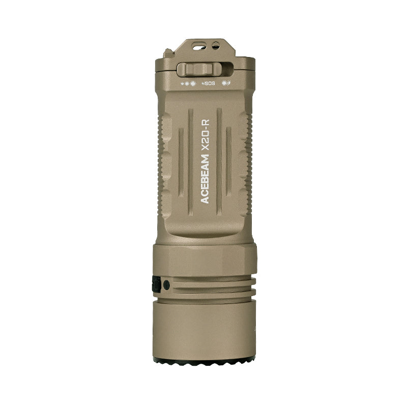 X20-R High Output Tactical Flashlight with Three Modes，8 high-efficiency LEDs