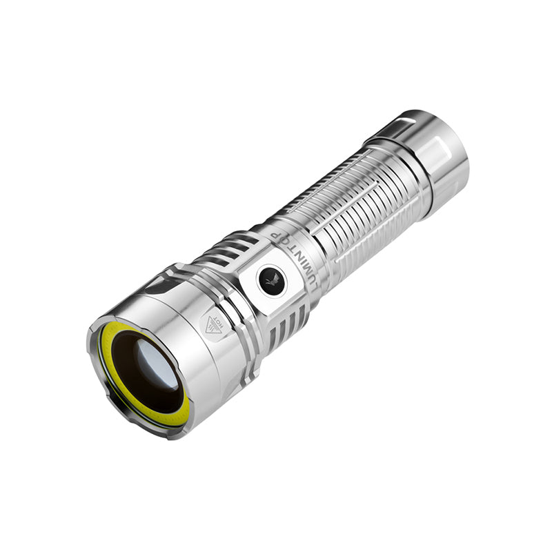 Lumintop W2 2in1 LED COB Flashlight SFT25 700M Long Range LED Spotlight With 1500LM Super Bright COB Flood Red Light USB Type-C Rechargeable 26800 Battery LED Torch for Outdoor Adventure Magnetic Tail LED Search Light