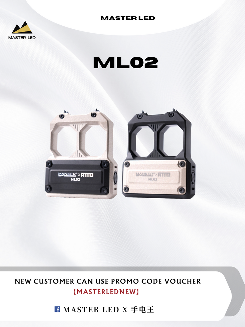 ML02 Multi Purpose EDC Tactical Flashlight