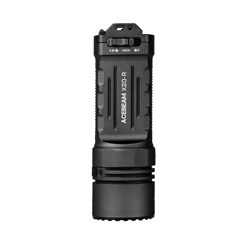 X20-R High Output Tactical Flashlight with Three Modes，8 high-efficiency LEDs