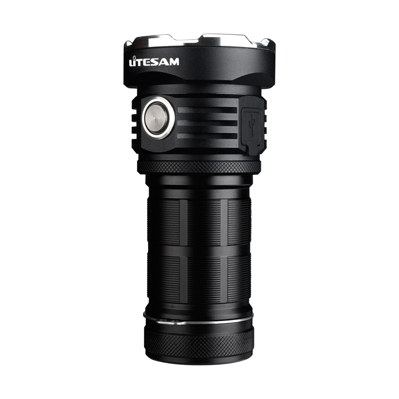 LITESAM PS50 Multifunctional Searching Flashlight,10000 Lumens powerful little monster