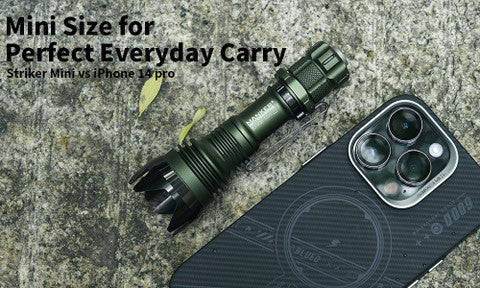 Striker Mini Pocket EDC Flashlight & Tactical Flashlight