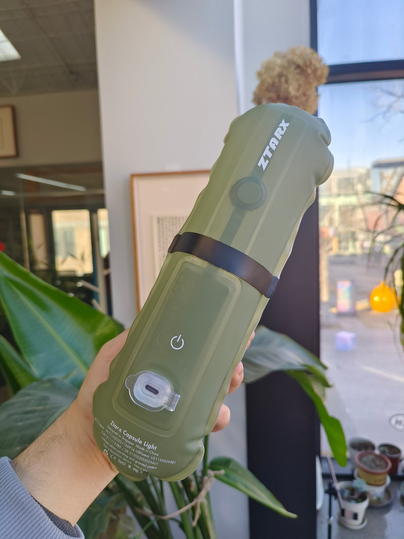 ZTARX B30E Flexible Light Air Inflatable Tube Light USB Solar Charging & Built-in Battery LED Light