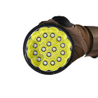 X25 High-power Long Range Flashlight， high power 22,000 Lumens