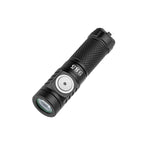 Lumintop 985 10280 Version with 10750 extend tube EDC flashlight，mini keychain flashlight for USB charger 650 lumens black