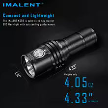 Imalent MS03 High-Lumen Flashlight, 13,000 Lumens 324m Beam Distance, 21700 Battery, Compact, Portable