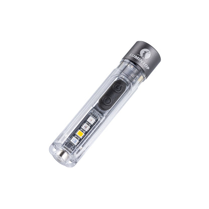 Lumintop Black Cat Mini EDC Flashlight 400 Lumens USB-C Rechargeable LED with Warm White, UV & RGB