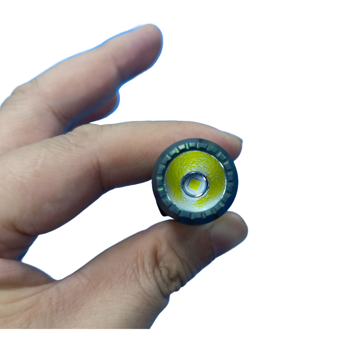 E05 II Ti - Colorful MAO 1300 Lumens Copper Flashlight，White LED Emitters, with 14500 Battery (Compatible with AA), Eeay to Carry, for Camping, Hiking