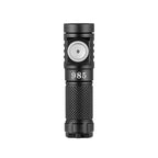 Lumintop 985 10280 Version with 10750 extend tube EDC flashlight，mini keychain flashlight for USB charger 650 lumens