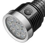 HAIKELITE H9 9*LH351D LED Strong Light Flashlight High Powered 26800 Battery Portable Torch Type-C Rechargeable LED Lamp Outdoor Hiking Camping Hunting Search Light