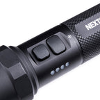 P01 PRO Multi-light Source Strobe-flashlight,1600 Lumens High Performance Rechargeable LED Torch, Tactical Powerful Flashlight Torch for Car Hiking Camping Emergency