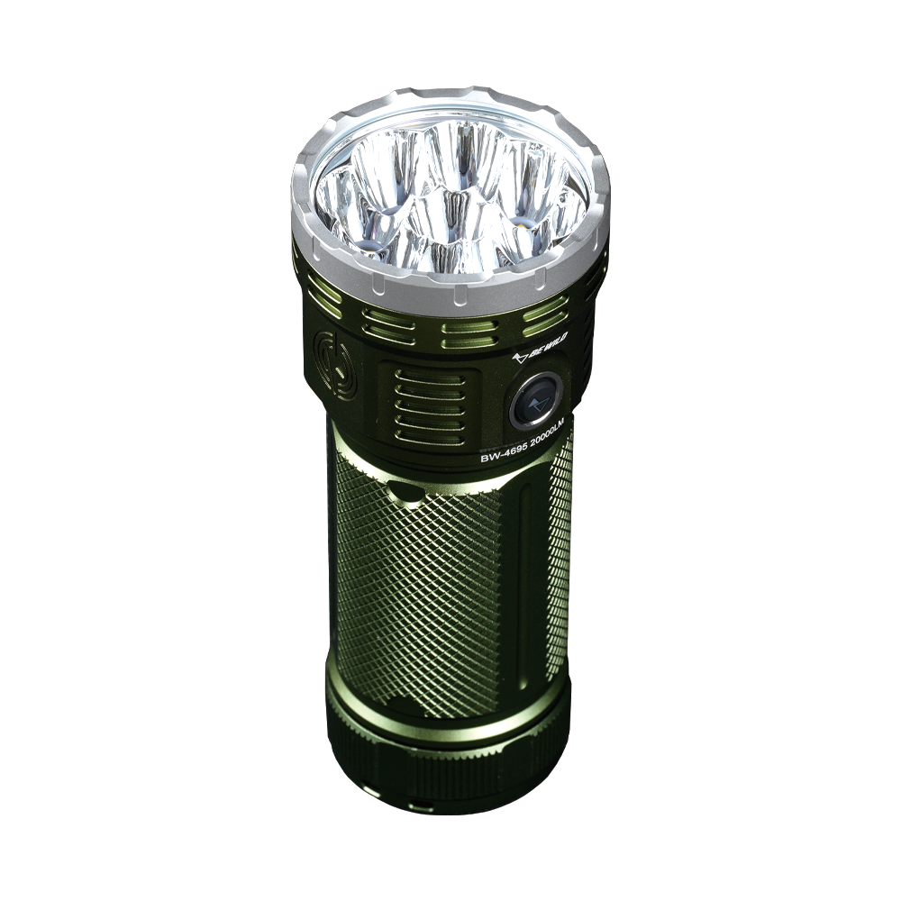 BW BW-4695 Power Rechargeable Flashlight ,20000 Lumens,46950 32000mAh battery TYPE-C LED Torch Camping Lanternt  , Home, Fishing