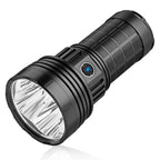 HAIKELITE HG50 4*G50 LED High Powered 21700 Flashlight Type-C Rechargeable Powerful Portable LED Torch for Outdoor Hiking Camping Hunting Fishing Black