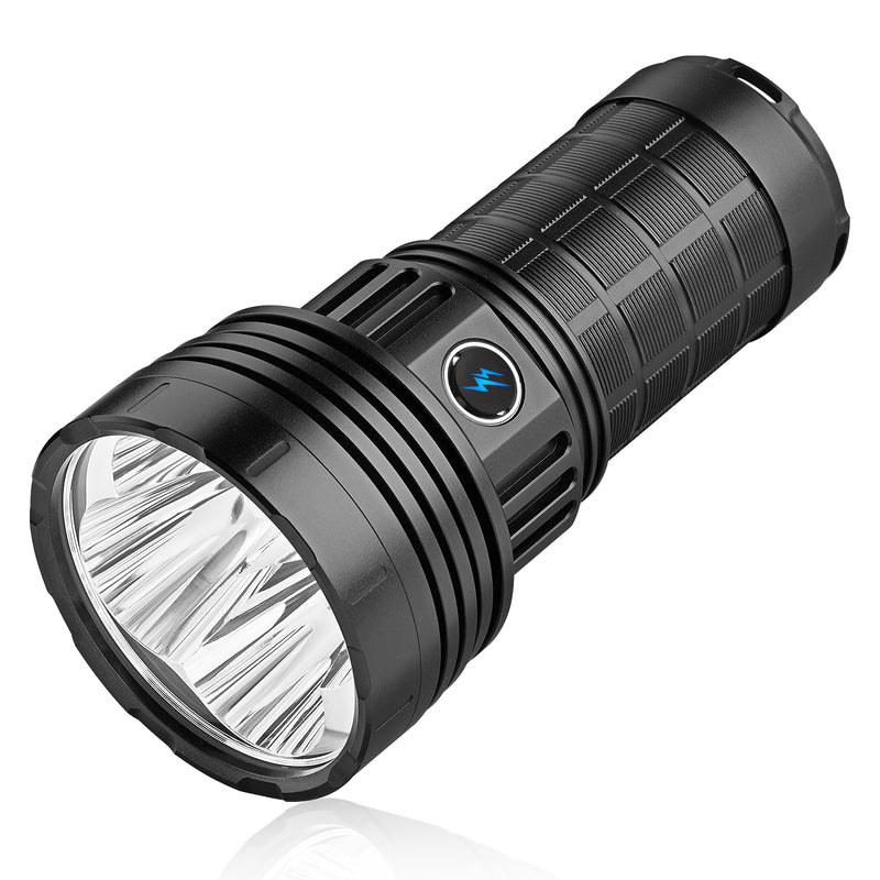 HAIKELITE HG50 4*G50 LED High Powered 21700 Flashlight Type-C Rechargeable Powerful Portable LED Torch for Outdoor Hiking Camping Hunting Fishing