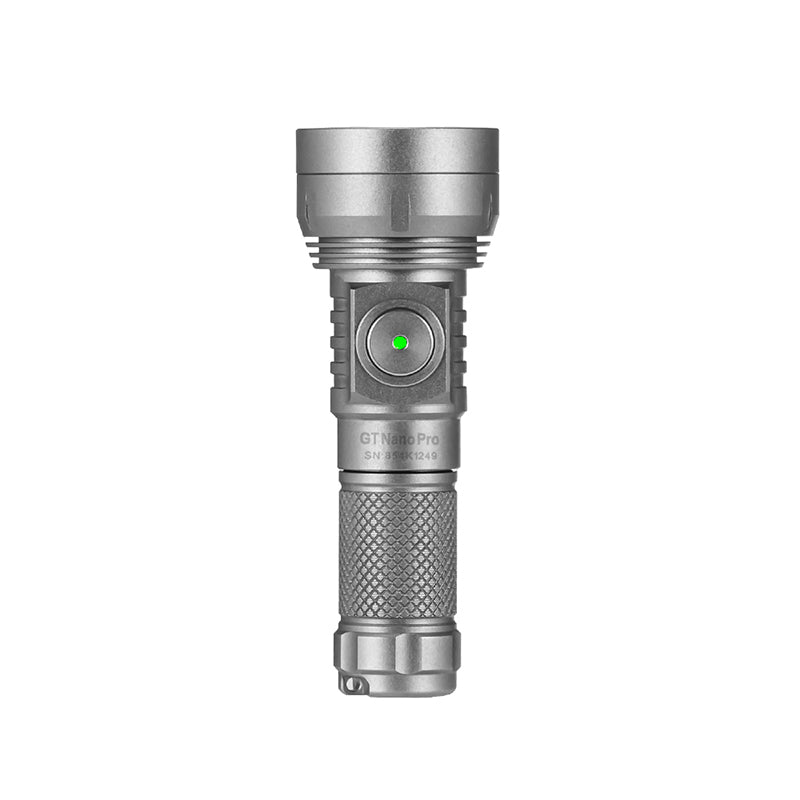 Lumintop GT NANO PRO 3.0 TITANIUM 10280 Rechargeable EDC Keychain Flashlight 1600 Lumens