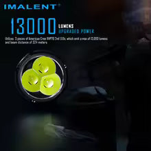 Imalent MS03 High-Lumen Flashlight, 13,000 Lumens 324m Beam Distance, 21700 Battery, Compact, Portable