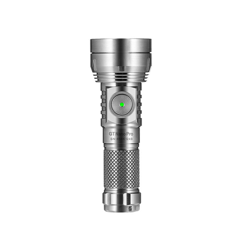 Lumintop GT NANO PRO 3.0 TITANIUM 10280 Rechargeable EDC Keychain Flashlight 1600 Lumens