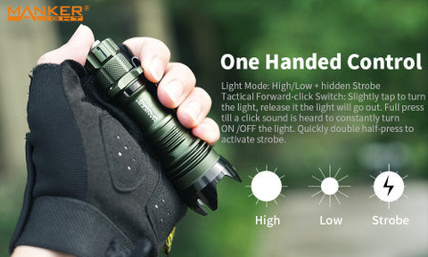 Striker Mini Pocket EDC Flashlight & Tactical Flashlight