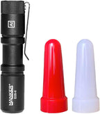 Manker E05 II Compact EDC Flashlight, High Density 1300 Lumens White LED Emitters, with 14500 Battery (Compatible with AA), Eeay to Carry, for Camping, Hiking