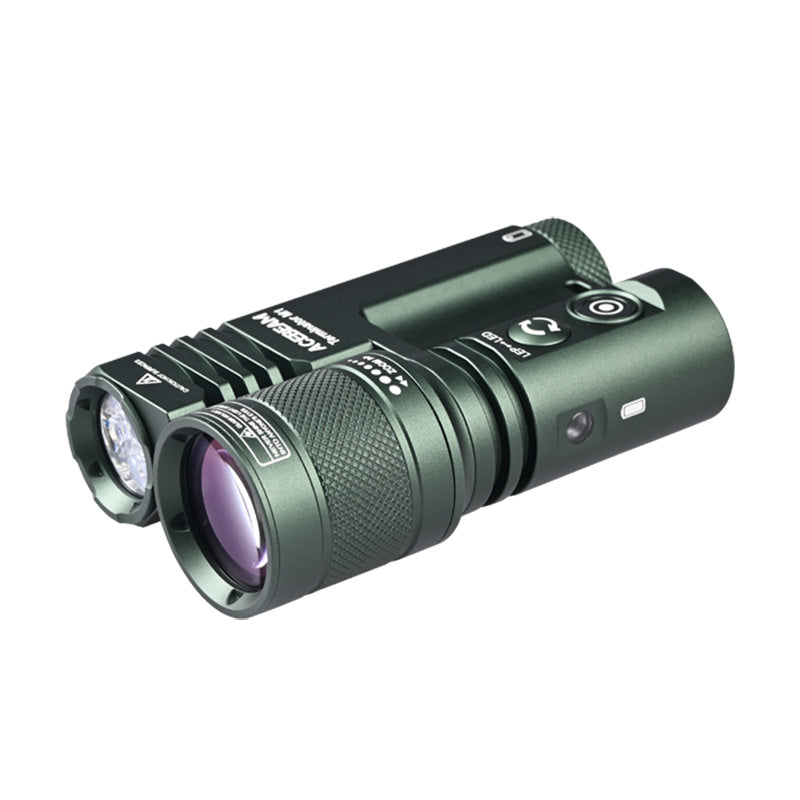 Terminator M1 Dual Head LEP/LED Flashlight