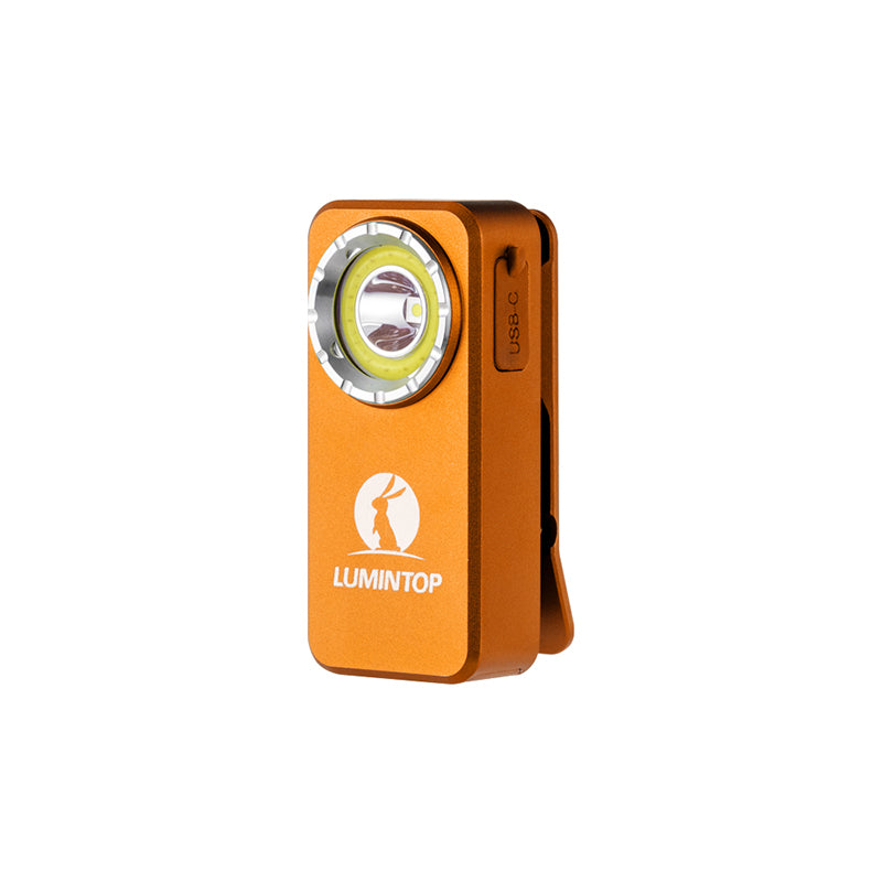 Lumintop F01 1200LM Mini EDC Flashlight Triple Beam USB-C Rechargeable Magnetic Tail Waterproof