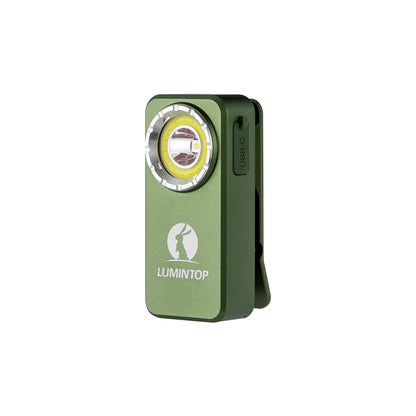 Lumintop F01 1200LM Mini EDC Flashlight Triple Beam USB-C Rechargeable Magnetic Tail Waterproof