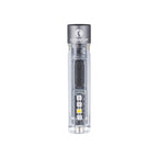 Lumintop Black Cat Mini EDC Flashlight 400 Lumens USB-C Rechargeable LED with Warm White, UV & RGB Dark Gray