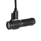 Lumintop 985 10280 Version with 10750 extend tube EDC flashlight，mini keychain flashlight for USB charger 650 lumens
