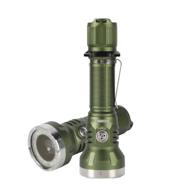 MATEMINCO X1 PRO 1350m Long Range Distance Throwing 21700 Battery Tactical LED LEP Flashlight Torch for Searching, Hunting
