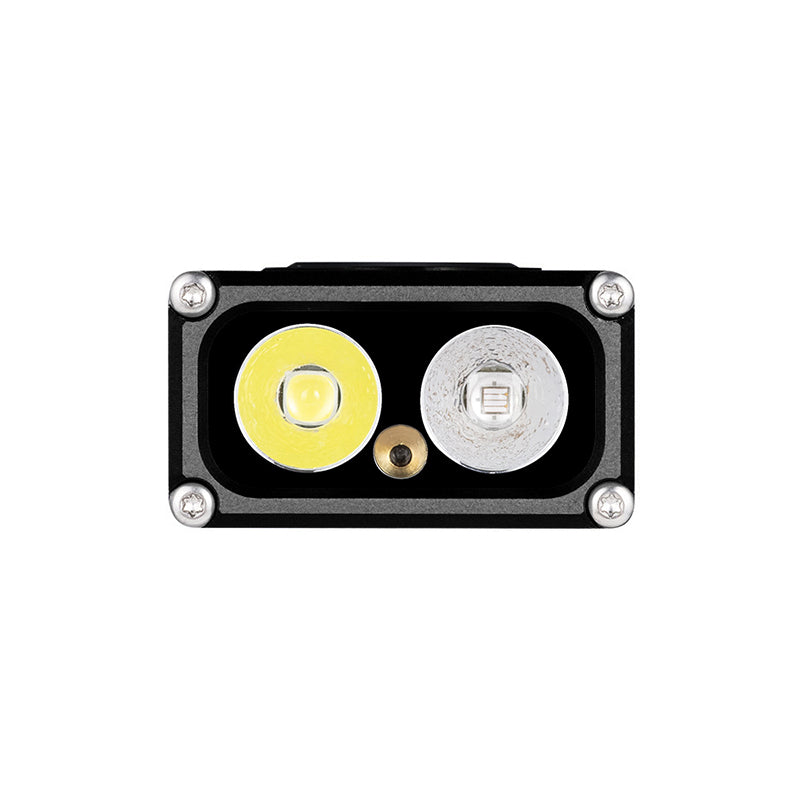 Lumintop F02 1000LM Rechargeable EDC Flashlight with UV RGB and Laser Pointer